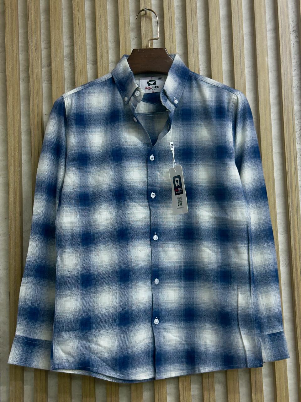 Sky Blue Check Premium Shirt