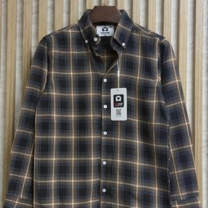 Charcoal Brown Check Premium Shirt