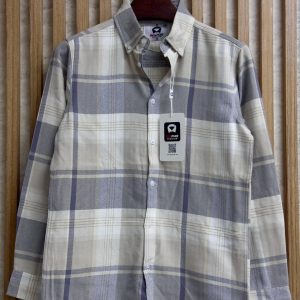 Grey Cream Check Premium Shirt