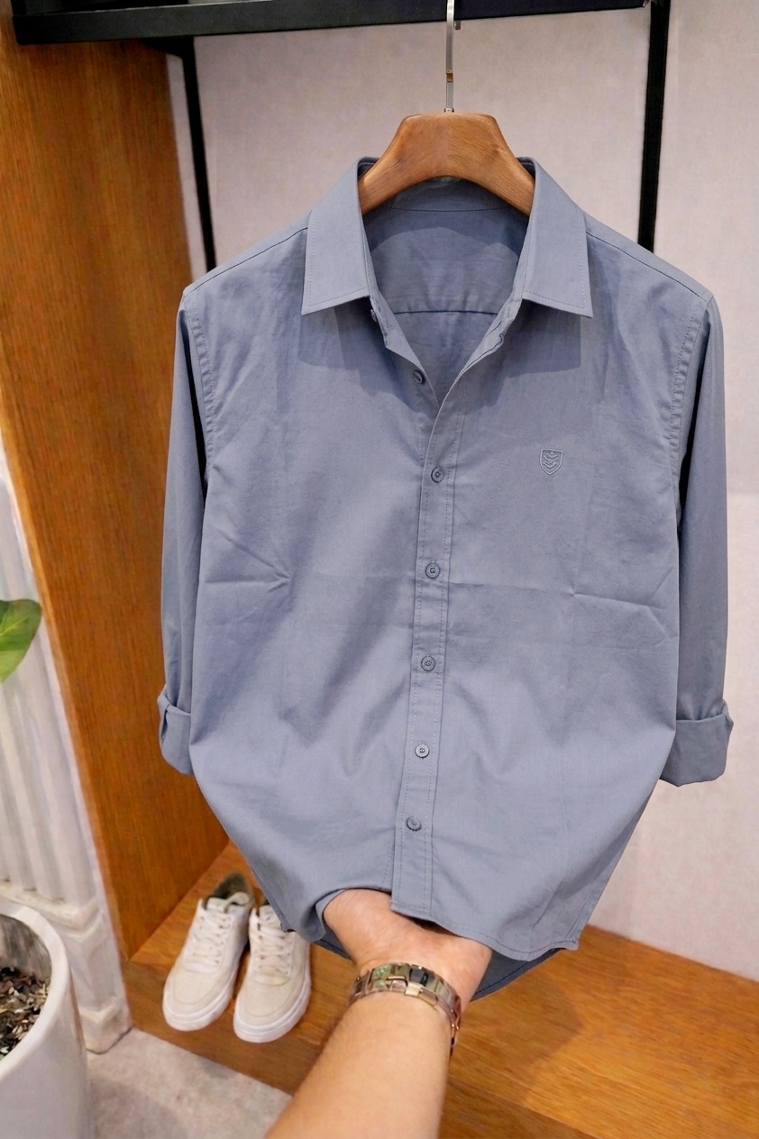 Slate Grey Oxford Shirt