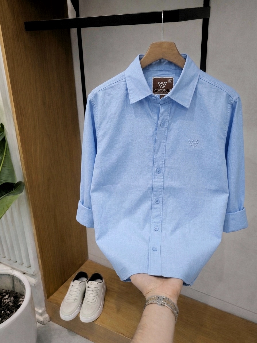 Powder Blue Oxford Shirt