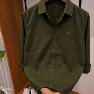 Olive Green Oxford Shirt
